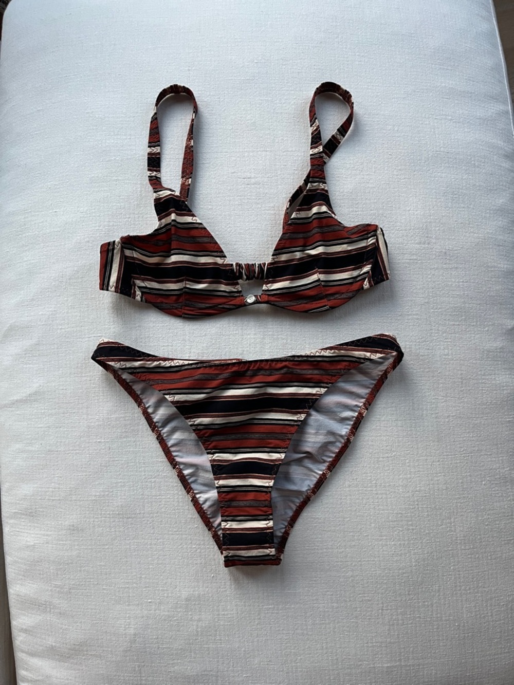 Dôen Portofino Bikini Set in Montecito Stripe XS